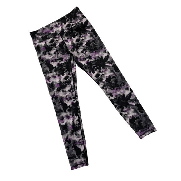 Zyia Soft n Snug Floral Watercolor Leggings - Picture 2 of 6
